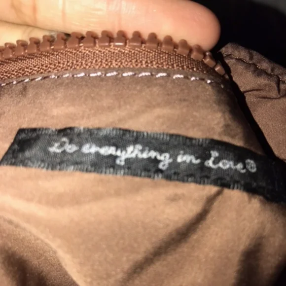 Brown Quilted Puffy Women's Bag - Picture 5 of 5